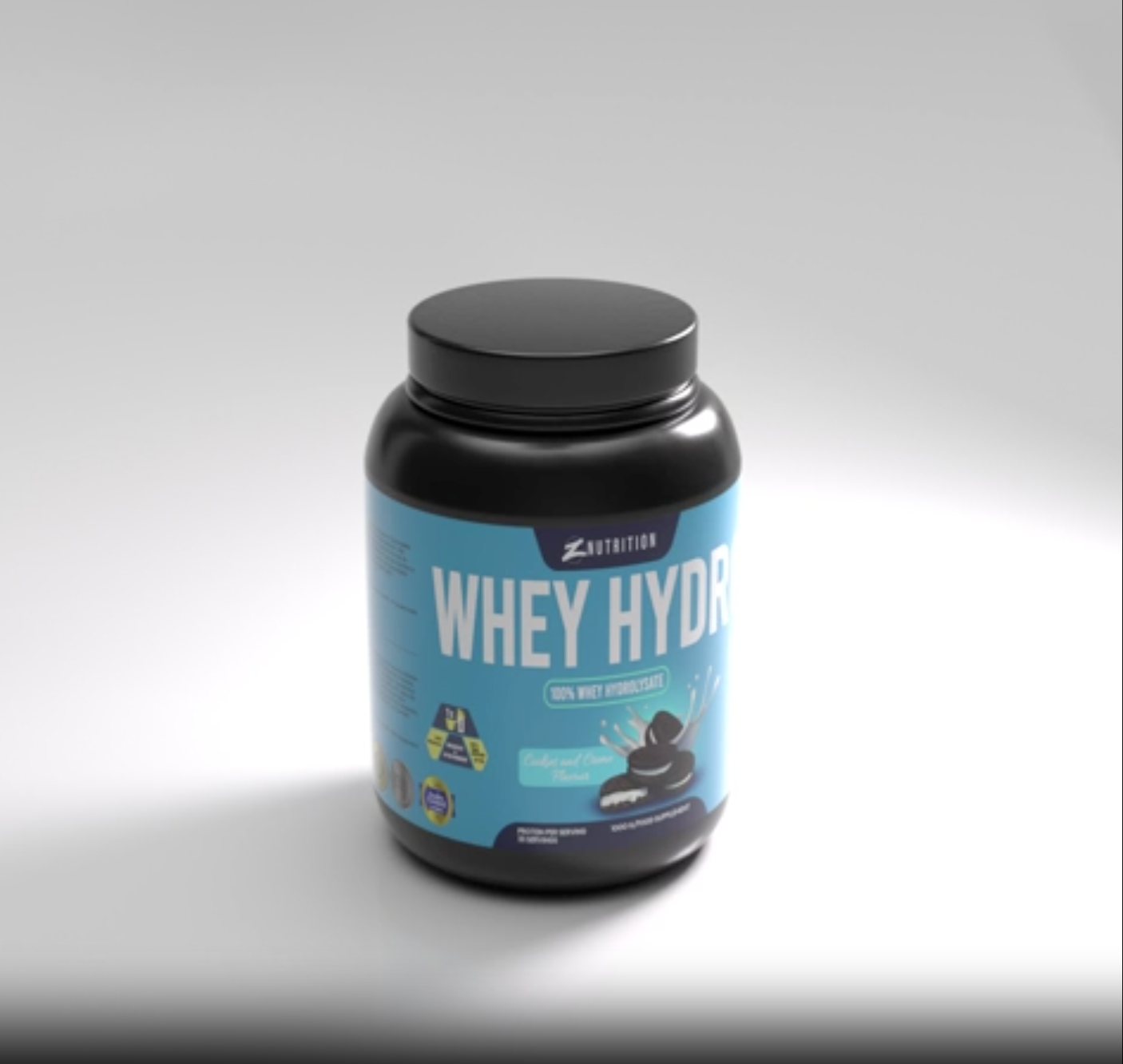 HYDRO WHEY COOKIES AND CREAM FLAVOR (1000GR) 🍪🥛
