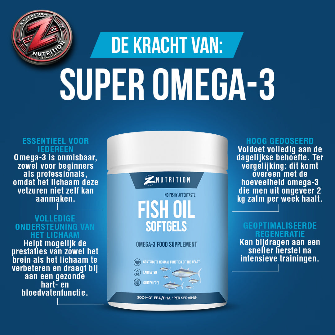 ZNUTRITION FISH OIL - OMEGA 3 (90 SOFTGELS)