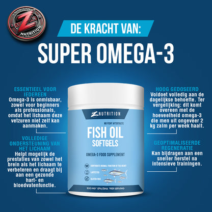 ZNUTRITION FISH OIL - OMEGA 3 (90 SOFTGELS)