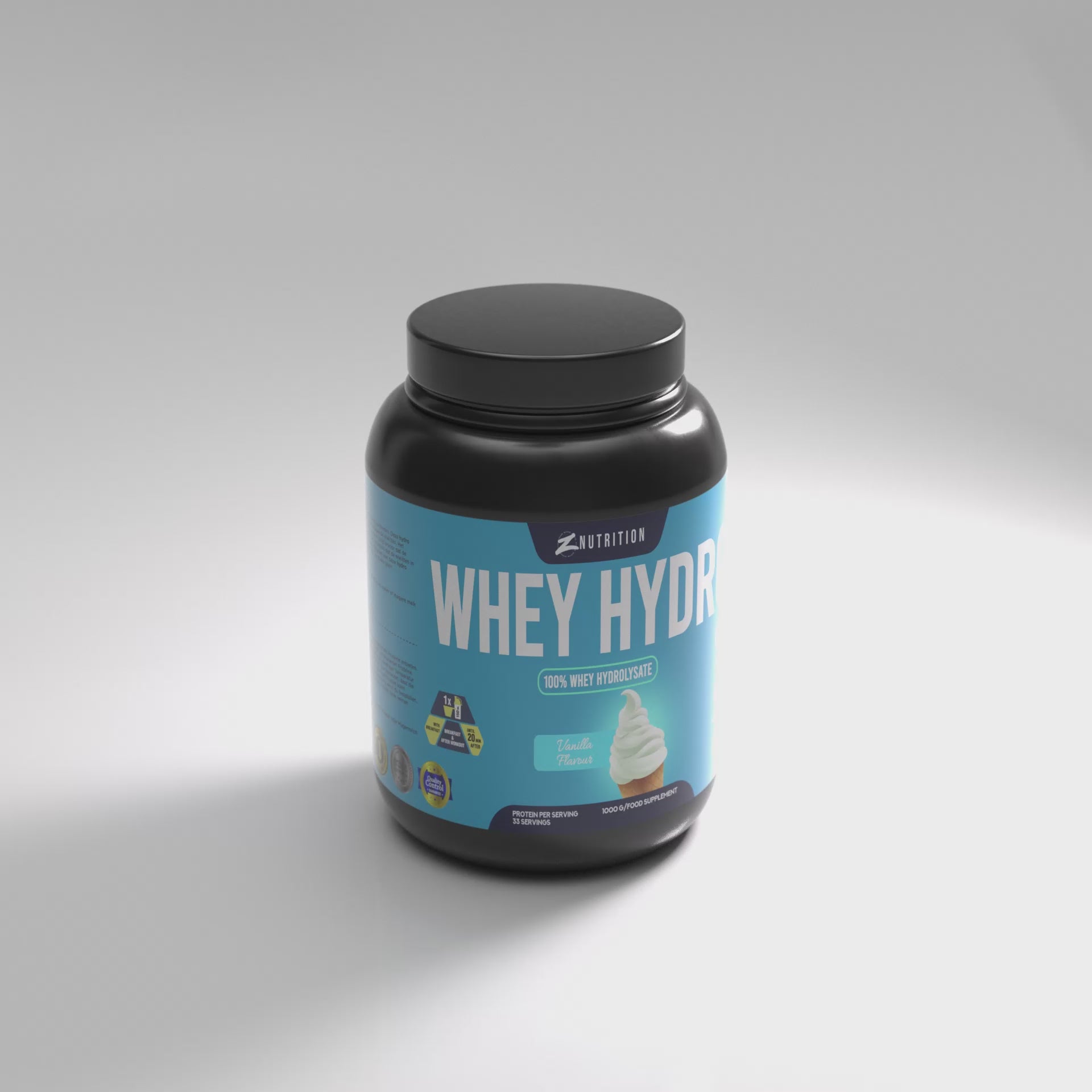 HYDRO WHEY VANILLE FLAVOR (1000 GR) 🍦