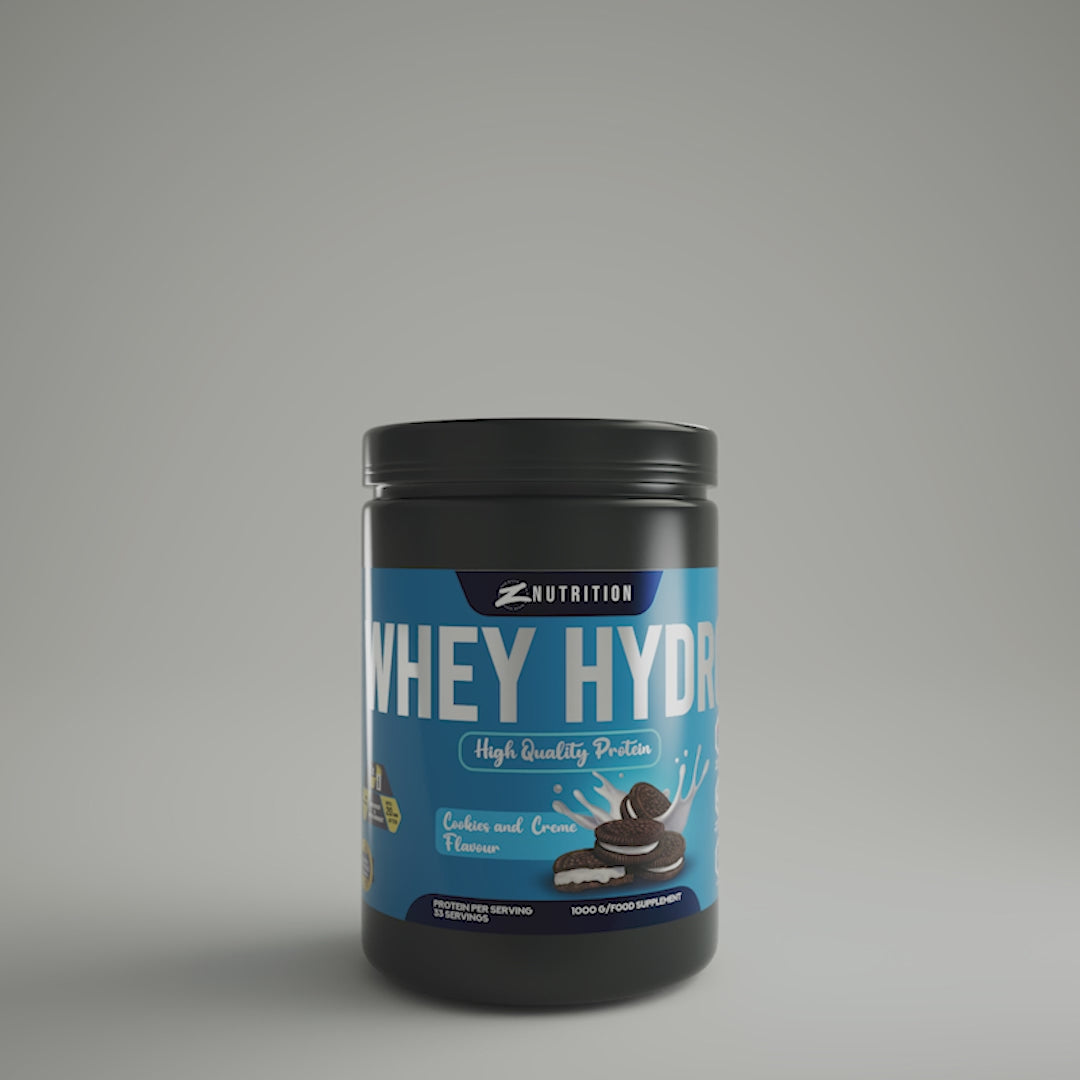 HYDRO WHEY COOKIES UND CREME-GESCHMACK (1000 GR) 🍪🥛